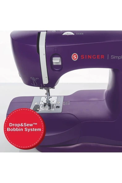 Singer 3337 Fashion Mate Dikiş Makinesi Mor - 4