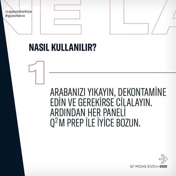 GYEON Q² Mohs EVO Light Box Seramik Kaplama - 50 ml - 9H Oto Boya Koruma-Su İtici - 6