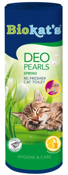 Biokats Deo Pearls Bahar Kokulu Koku Giderici Kedi Kumu Parfümü 700 Gr - 1