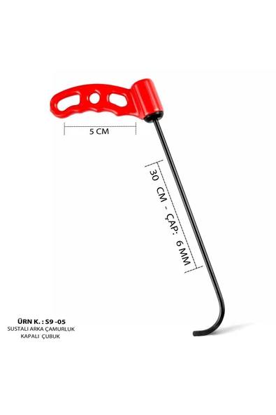 Safi Grup 6'lı Sustalı Kısa Boyasız Göçük Düzeltme Çubuk Seti, PDR Çubuk Seti - S9-SET - Resim 6
