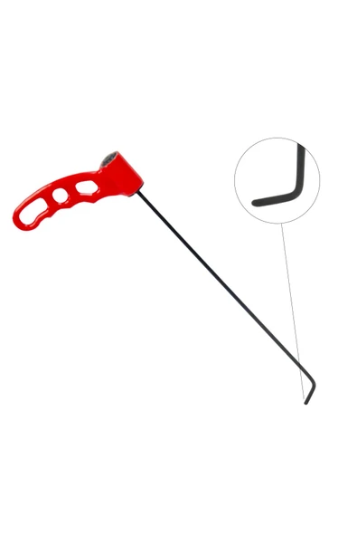 safi 32 cm 5 mm Çap Sustalı Sağ Sol Yassı Boyasız Göçük Düzeltme Çubuğu, PDR Çubuk - S10-03 - 2