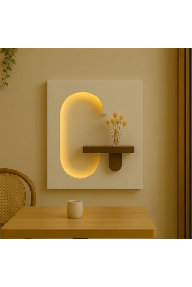 AhmDesignn Cera Işık Rafı - Resim 2