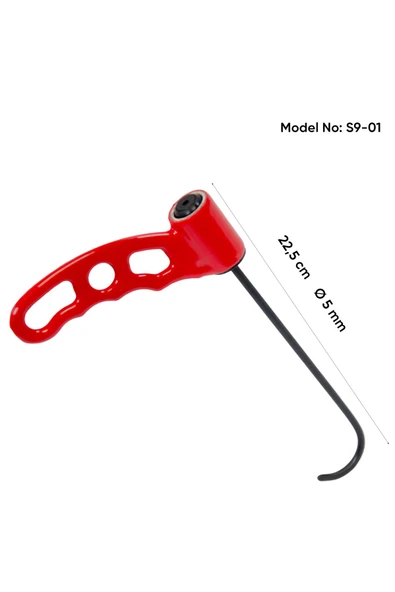 safi 22.5 cm 5 mm Çap Sustalı Arka Çamurluk Kapalı Çubuk - S9-01 - 2