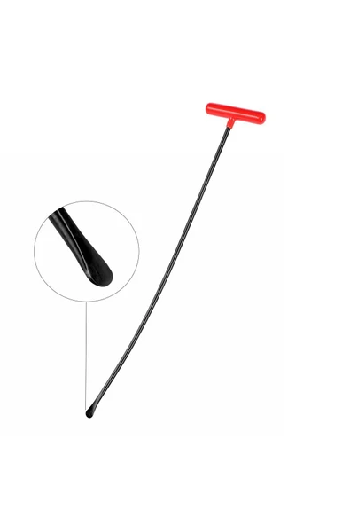Safi Grup 72 cm 10 mm Çap Levye Uçlu Kobra Boyasız Göçük Düzeltme Çubuk Seti, PDR Çubuk - S13-02 - 3