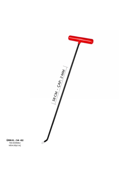 Safi Grup 60 cm 8 mm Çap 7'li Boyasız Göçük Düzeltme Çubuk Seti, PDR Çubuk Seti - 3