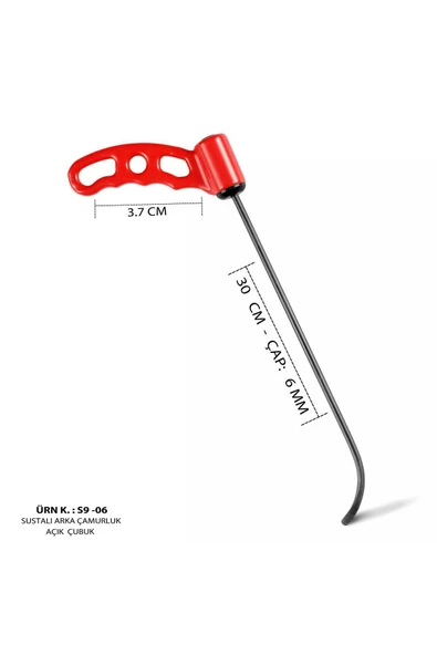 Safi Grup 6'lı Sustalı Kısa Boyasız Göçük Düzeltme Çubuk Seti, PDR Çubuk Seti - S9-SET - Resim 7