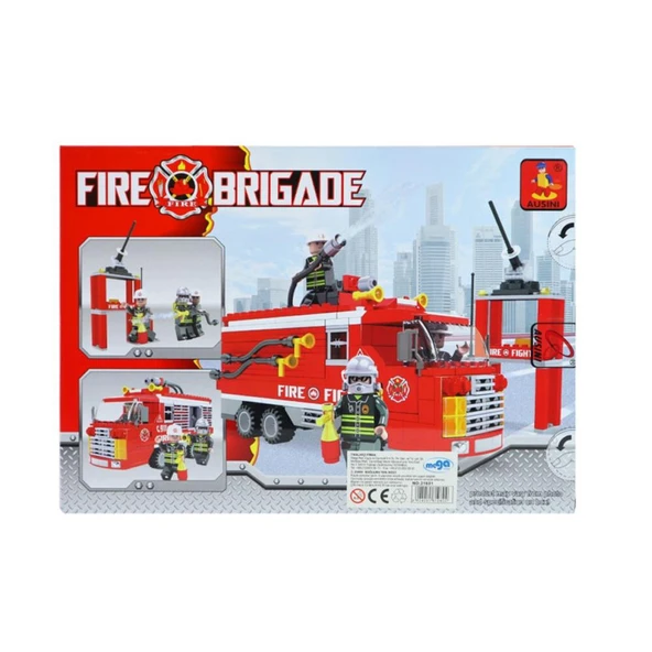 Amz 21601 Ausini, İtfaiye Seti, 309 Parça, +6 yaş - 4