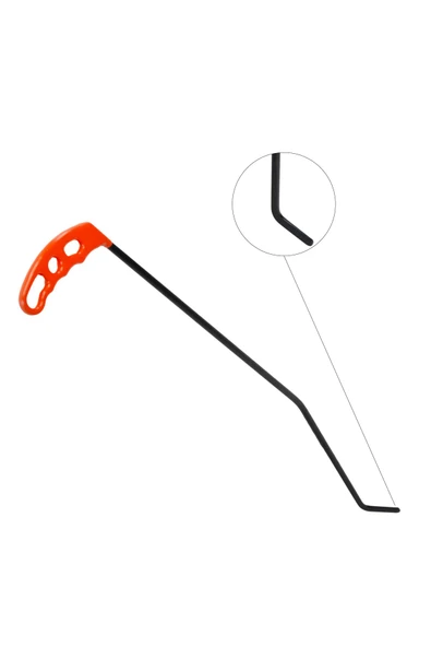 safi 59 cm 8 mm Çap Sağlı Sollu Çift Kıvrımlı Sağ Boyasız Göçük Düzeltme Çubuğu - S7-05, PDR Çubuk - Resim 4