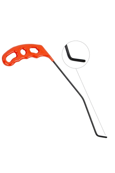 safi 27 cm 4 mm Çap Sağlı Sollu Çift Kıvrımlı Sağ Boyasız Göçük Düzeltme Çubuğu - S7-02, PDR Çubuk - 4