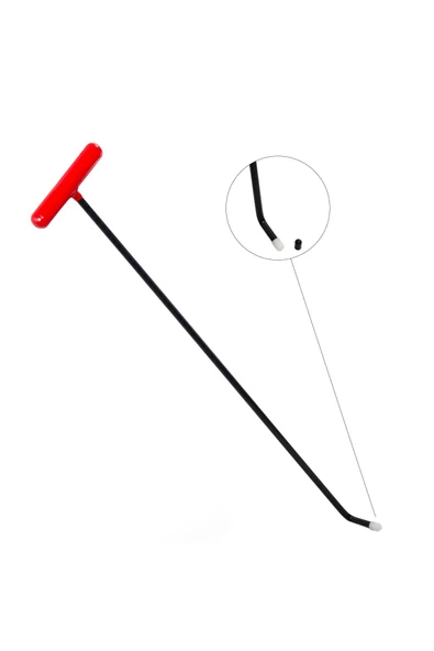 safi 70 cm 10 mm Çap Tek Kıvrımlı Vida Dişli Boyasız Göçük Düzeltme Çubuğu - S3-02, PDR Çubuk - 4