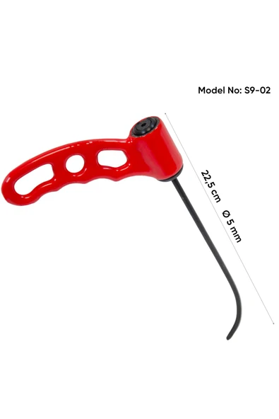 safi 22.5 cm 5 mm Çap Sustalı Arka Çamurluk Açık Çubuk - S9-02