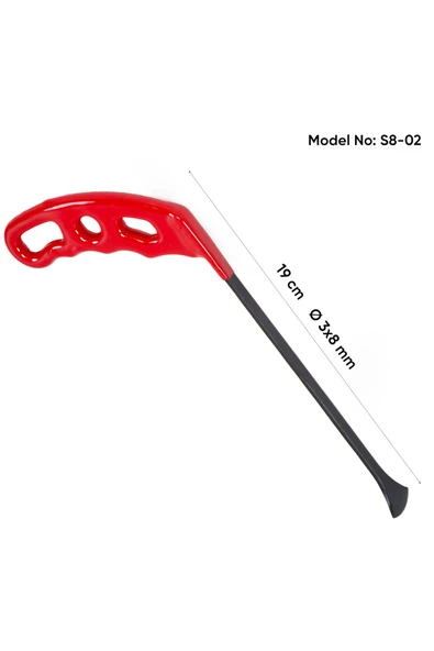 safi 19 cm 3X8 mm Çap Plaka Çubuk Büyük Ağız Çubuk - S8-02 - 1