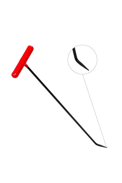 safi 60 cm 8 mm Çap Tek Kıvrımlı Sivri Uçlu Boyasız Göçük Düzeltme Çubuğu - S4-04, PDR Çubuk - 4