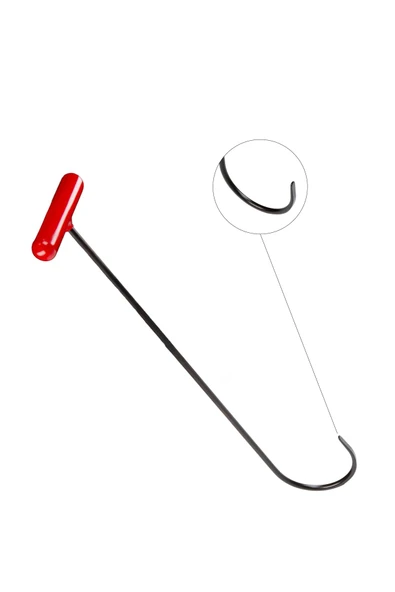 safi 60 cm 8 mm Çap Çift Kıvrımlı Yuvarlak Uçlu Boyasız Göçük Düzeltme Çubuğu - S5-03, PDR Çubuk - 4