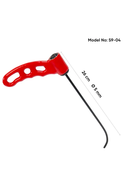 safi 26 cm 5 mm Çap Sustalı Arka Çamurluk Açık Çubuk - S9-04 - 3