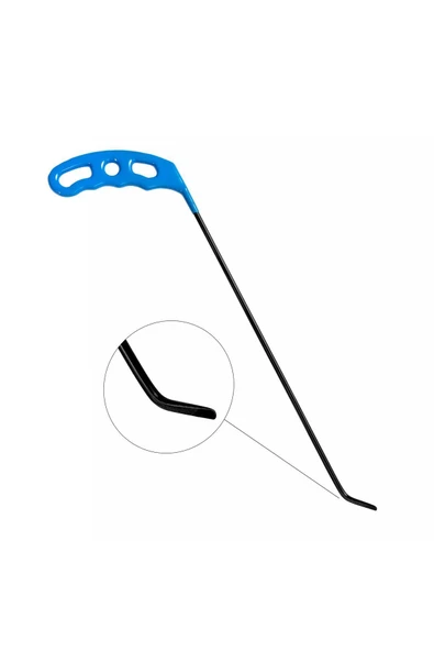Safi Grup 31 cm 5 mm Çap Sağlı Sollu Tek Kıvrımlı Sol Boyasız Göçük Düzeltme Çubuğu, PDR Çubuk - S6-08 - 3