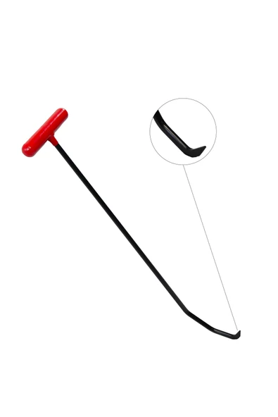 safi 60 cm 10 mm Çap 3 Kıvrımlı Yassı Sivri Uçlu Boyasız Göçük Düzeltme Çubuğu - S5-01, PDR Çubuk - Resim 4