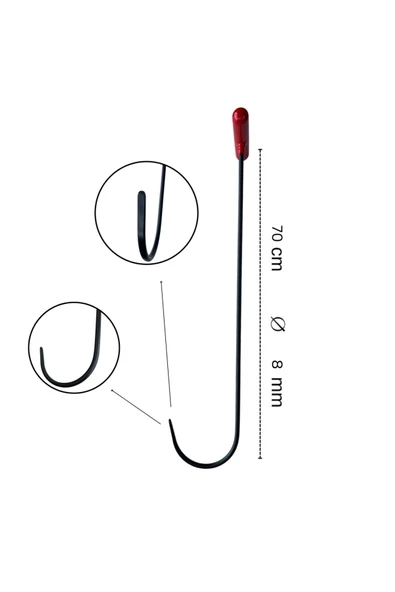 Safi Grup Çengel Tip 4'lü Boyasız Göçük Düzeltme Çubuk Seti, Pdr Çubuk Seti - Resim 3