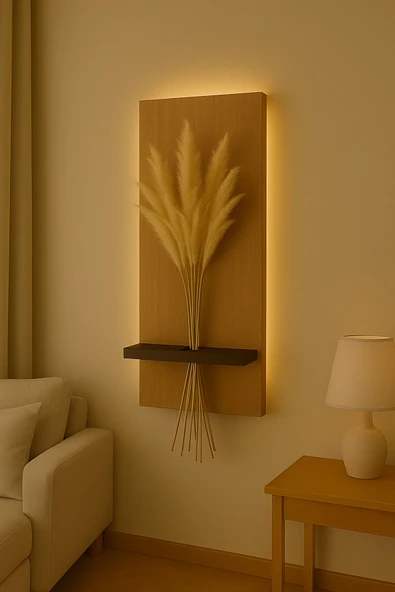 AhmDesignn Rüya Bahçesi - LED Aydınlatmalı Duvar Dekoru
