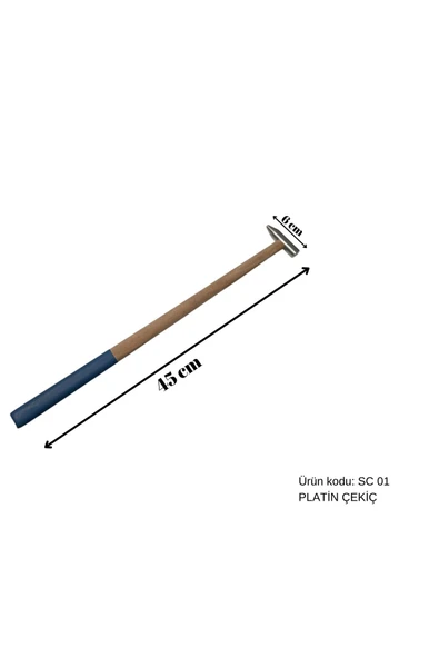safi 45 cm Platin Boyasız Göçük Düzeltme Çekici, PDR Çekic - SC-01