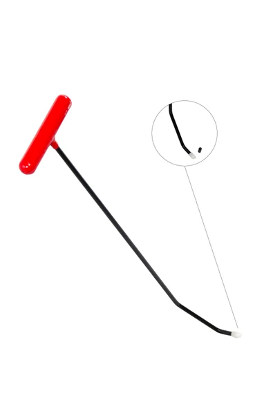 safi 60 cm 8 mm Çap Çift Kıvrımlı Vida Diş Uçlu Boyasız Göçük Düzeltme Çubuğu - S4-01, PDR Çubuk - Resim 5