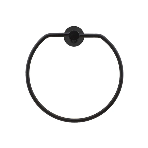 Bez Havluluk Aparatı Lavabo Banyo Mutfak Bez Havlu Askısı Siyah Paslanmaz Vidalı Metal - Resim 2