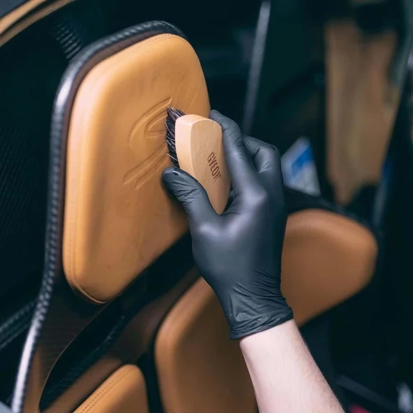 GYEON Q²M Leather Brush Deri Temizlik Fırçası - 4