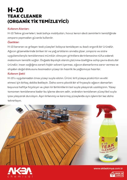 Akba Organik Tik Temizleyici 750 ml - Resim 2