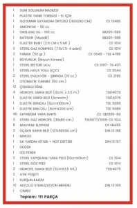 İlk Yardım Çantası - 111 Parça - 2
