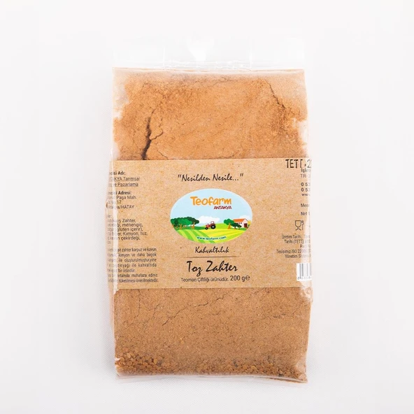 Teofarm Antakya Toz Zahter 200 gr ürün görseli 1