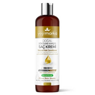 Yeşil Marka Dökülme Karşıtı Saç Kremiı 350 ml