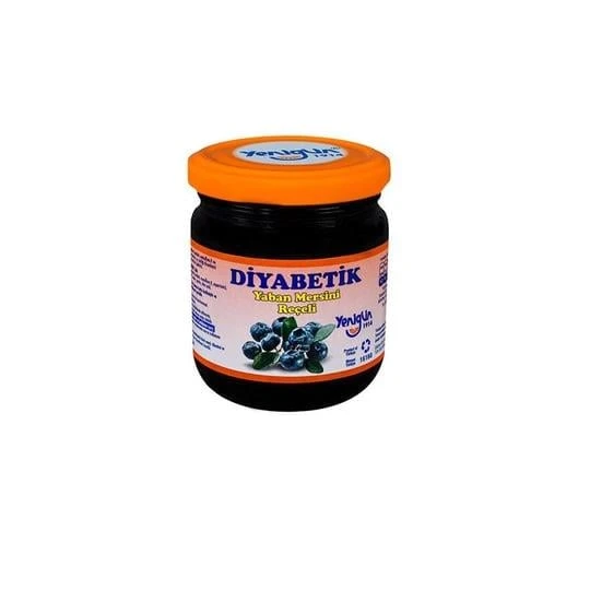 Yenigün Diyabetik Yaban Mersini Reçeli 230 gr - 1