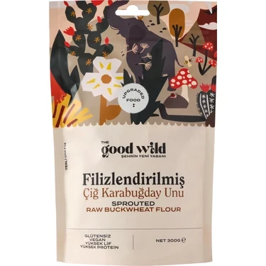 The Good Wild Filizlendirilmiş Çiğ Karabuğday Unu 300 gr