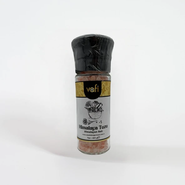 Vafi Cam Değirmen Kapak Serisi Himalaya Tuzu 120 gr ürün görseli 1