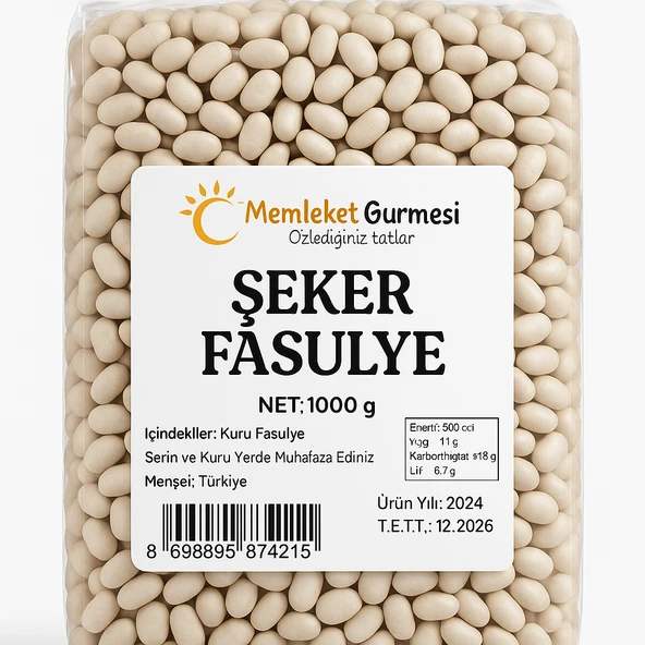 Gümüşhane Kelkit Şeker Fasülye 1000 g