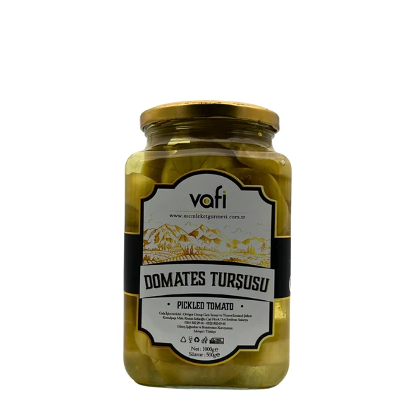 Vafi Turşu Serisi Domates Turşusu 1000cc-500gr - 1