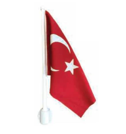Saray Bot Bayrak Direği Plastik 35 Cm Bayraklı - 2