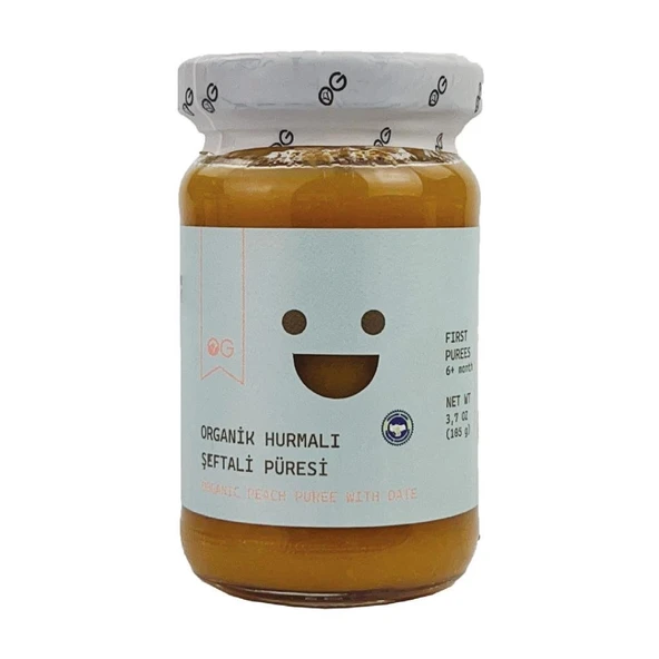 OG Organik Hurmalı Şeftali Püresi 105 gr