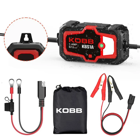 KOBB KBS1A 6V/12V 30Ah Akıllı Akü Şarj ve Akü Bakım / Desülfatör - 2