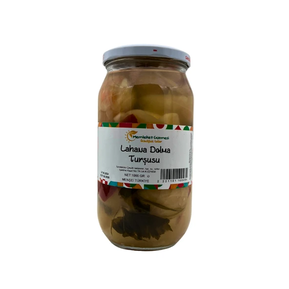 Vafi Turşu Serisi Lahana Dolma Turşusu 1000cc-500gr