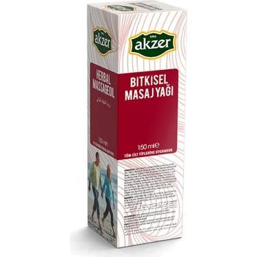 Akzer Bitkisel Masaj Yağı 150 ml