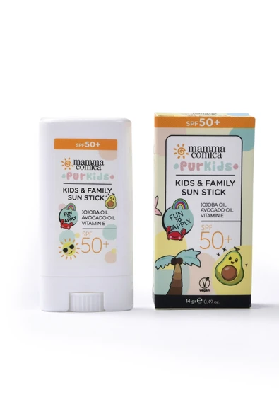 PurKids Yüksek Korumalı Bebek Çocuk Güneş Koruyucu Stick Yeni Nesil Organik Filtre UVA UVB SPF50+ PA+++ 14gr - Resim 2