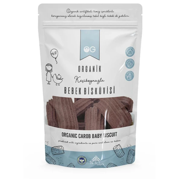 OG Organik  Keçiboynuzlu Bebek Bisküvisi 150 gr