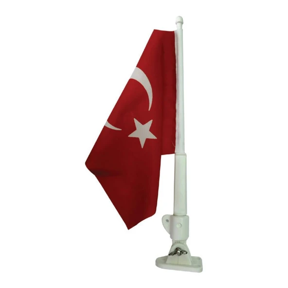 Saray Plastik Bayrak Direği Bayraklı 40 Cm