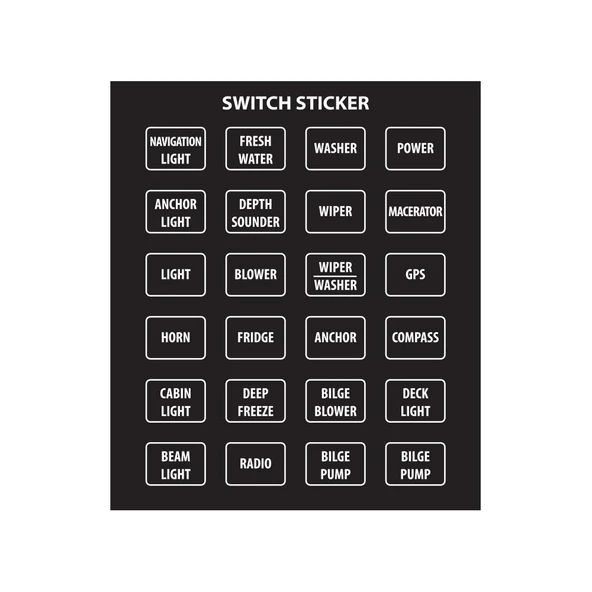 Bfy Swıtch Çıkartma Kare İngilizce ürün görseli