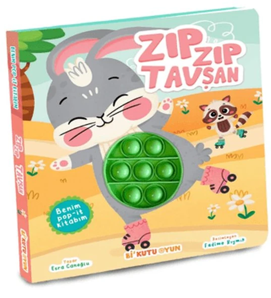 Benim Pop - İt Kitabım Zıp Zıp Tavşan (Tak Çıkar) ürün görseli 1