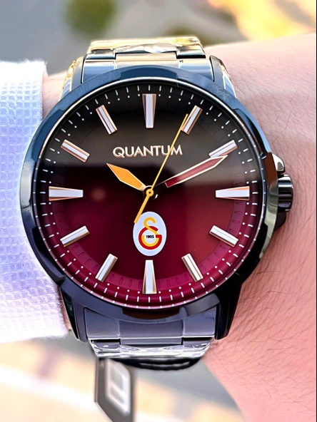 Quantum Galatasaraylı Lisanslı Kasa Ve Kordon Çelik 2 Yıl Garantili Taraftar Kol Saat GS.1905.680 - 4
