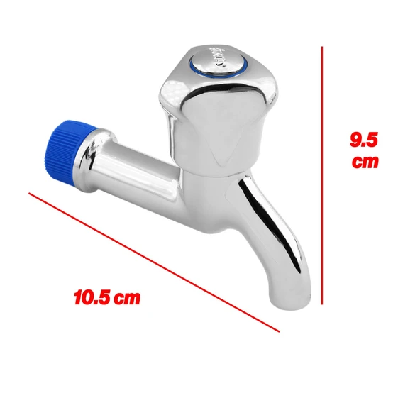Kısa Musluk Çevirmeli Lavabo Banyo Mutfak Musluğu Bahçe Çeşmesi Klasik Musluk Tek Çıkışlı Batarya - 3