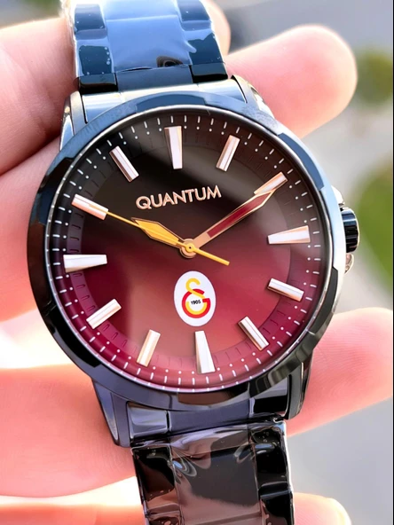 Quantum Galatasaraylı Lisanslı Kasa Ve Kordon Çelik 2 Yıl Garantili Taraftar Kol Saat GS.1905.680 - 3