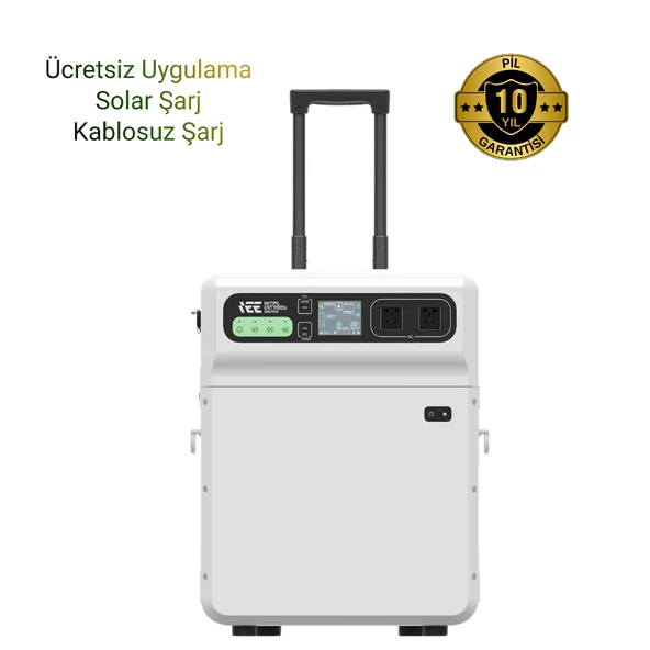 5120WH Taşınabilir Elektrik Güç Kaynağı %99.99 MPPT BMS Çoklu Koruma Kablosuz Şarj